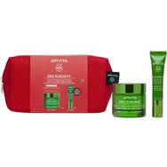Apivita Promo Bee Radiant Light Texture Gel-Cream 50ml & Подарък Eye Cream 15ml & Несесер 1 брой