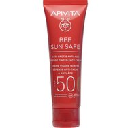 Apivita Promo Bee Sun Safe Anti-Spot & Anti-Age Defence Face Cream Spf50 Tinted 50ml & Подарък After Sun Cool & Sooth Face & Body Gel-Cream Travel Size 100ml & Подарък торбичка 1 бр Apivita Promo Bee Sun Safe Anti-Spot & Anti-Age Defence Face Cream Spf50 Tinted 50ml & Подарък After Sun Cool & Sooth Face & Body Gel-Cream Travel Size 100ml & Подарък торбичка 1 бр