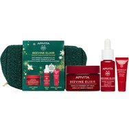 Apivita Promo Beevine Elixir Wrinkle & Firmness Lift Cream Light Texture 50ml & & Подарък Firming Activating Lift Serum 10ml & Подарък Wrinkle Lift Eye & Lip Cream 5ml & Несесер 1 брой - Крем против бръчки за стягане & Lifting с лека текстура​​​​​​​ & Активиращ серум за стягане & Lifting & Lifting крем против стареене за очи & устни