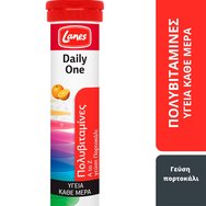 Lanes Daily One 20 Effer.Tabs - Витаминна и минерална хранителна добавка за енергия, стимулация, жизненост и силен имунитет с вкус на портокал Lanes Daily One 20 Effer.Tabs - Витаминна и минерална хранителна добавка за енергия, стимулация, жизненост и силен имунитет с вкус на портокал