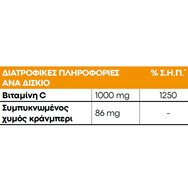 Lanes Vitamin C 1000mg & Cranberry 20 Effer.tabs