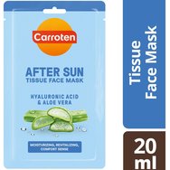 Carroten After Sun Tissue Face Mask Хидратираща лист маска за подмладяване след слънце 20ml