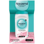 Noxzema Minerals Soft Care Invisible On Skin & Clothes Antiperspirant Roll-On 50ml - Дамски дезодорант, който предпазва от бели и жълти петна по дрехите с дълготраен свеж аромат Noxzema Minerals Soft Care Invisible On Skin & Clothes Antiperspirant Roll-On 50ml - Дамски дезодорант, който предпазва от бели и жълти петна по дрехите с дълготраен свеж аромат