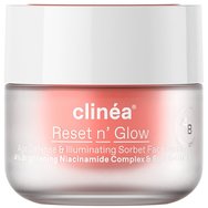 Clinea Reset n\' Glow Age Defense & Illuminating Sorbet Face Cream 50ml & Glam n\' Tonic Exfoliating Glow Toner 200ml & Δώρο Νεσεσέρ 1 Τεμάχιο