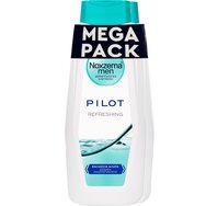 Noxzema Men Promo Pilot Refreshing Showergel 2x750ml - Душ гел с морски соли за освежаващо усещане