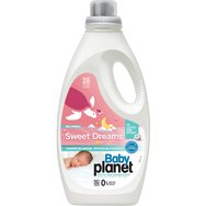 Baby Planet Sweet Dreams For Baby Clothes Laundry Liquid Detergent Течен хипоалергенен препарат за бебешки дрехи с екстракт от памук 1512ml