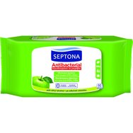 Septona Antibacterial Wipes Green Apple Антибактериални кърпички за ръце с аромат на зелена ябълка 60 броя Septona Antibacterial Wipes Green Apple Антибактериални кърпички за ръце с аромат на зелена ябълка 60 броя