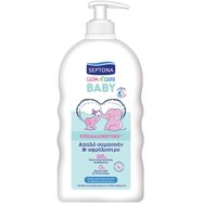 Septona Calm n' Care Hypoallergenic Baby Shampoo & Shower Gel Бебешки нежен шампоан душ гел с формула, която минимизира риска от алергии, с помпа 500ml Septona Calm n' Care Hypoallergenic Baby Shampoo & Shower Gel Бебешки нежен шампоан душ гел с формула, която минимизира риска от алергии, с помпа 500ml