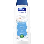Septona Dermasoft Bodywash Cotton & Milk Protein 750ml - Душ гел, обогатен с екстракт от органичен памук, млечен протеин и пребиотици Septona Dermasoft Bodywash Cotton & Milk Protein 750ml - Душ гел, обогатен с екстракт от органичен памук, млечен протеин и пребиотици