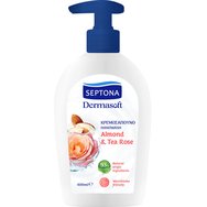 Septona Dermasoft Handwash with Almond & Tea Rose - 400ml - Крем сапун с органични нотки на бадем и чаена роза Septona Dermasoft Handwash with Almond & Tea Rose - 400ml - Крем сапун с органични нотки на бадем и чаена роза