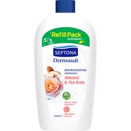 Septona Dermasoft Handwash with Almond & Tea Rose - 750ml Refill - Крем сапун с органични нотки на бадем и чаена роза Septona Dermasoft Handwash with Almond & Tea Rose - 750ml Refill - Крем сапун с органични нотки на бадем и чаена роза