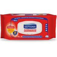 Septona Antibacterial Refresh Antiseptic Антибактериални кърпички 75% Ethanol 60 Wipes Septona Antibacterial Refresh Antiseptic Антибактериални кърпички 75% Ethanol 60 Wipes