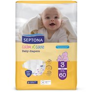 Septona Calm n\' Care Baby Diapers Midi No3 (4-9kg) 60 бр