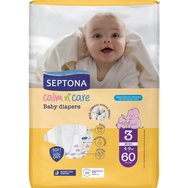 Septona Calm n\' Care Baby Diapers Midi No3 (4-9kg) 60 бр