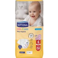 Septona Calm n\' Care Baby Diapers Maxi No4 (8-13kg) 52 бр