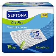 Septona Dry PLus Монтирани чаршафи с 5 слоя защита 90 х 60 см 15 бр Septona Dry PLus Монтирани чаршафи с 5 слоя защита 90 х 60 см 15 бр