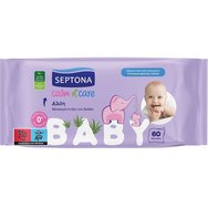 Septona Promo Baby Calm n\' Care Aloe Baby Wipes 180 бр (3x60 бр)