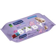 Septona Promo Baby Calm n\' Care Aloe Baby Wipes 180 бр (3x60 бр)