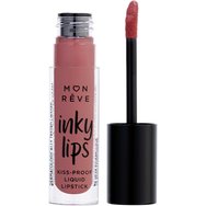 Mon Reve Inky Lips Kiss-Proof Liquid Matte Lipstick Изключително дълготрайно течно матово червило 4ml - 25 Mon Reve Inky Lips Kiss-Proof Liquid Matte Lipstick Изключително дълготрайно течно матово червило 4ml - 25
