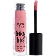 Mon Reve Inky Lips Kiss-Proof Liquid Matte Lipstick Изключително дълготрайно течно матово червило 4ml - 26 Mon Reve Inky Lips Kiss-Proof Liquid Matte Lipstick Изключително дълготрайно течно матово червило 4ml - 26