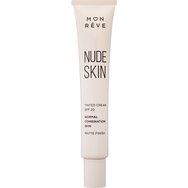 Mon Reve Nude Skin Normal to Combination Skin Matte Finish Spf20 Tinted Cream 30ml - No 102 Medium