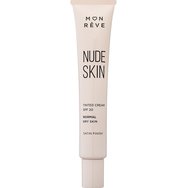 Mon Reve Nude Skin Normal to Dry Skin Satin Finish Spf20 Tinted Cream 30ml - No 101 Light