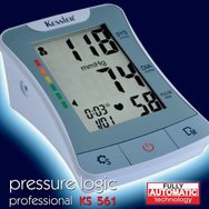 Kessler KS 561 Pressure Logic Professional Blood Pressure Monitor дигитален апарат за кръвно налягане за мишница с индикатор за предсърдно мъждене и неравномерен сърдечен ритъм и функция за средна стойност от тройно автоматично измерване 1 брой Kessler KS 561 Pressure Logic Professional Blood Pressure Monitor дигитален апарат за кръвно налягане за мишница с индикатор за предсърдно мъждене и неравномерен сърдечен ритъм и функция за средна стойност от тройно автоматично измерване 1 брой
