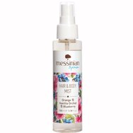 Messinian Spa Orange, Vanilla, Orchid & Blueberry Hair & Body Mist 100ml - Хидратираща мъгла за коса и тяло с аромат на портокал, ванилия, орхидея и боровинки Messinian Spa Orange, Vanilla, Orchid & Blueberry Hair & Body Mist 100ml - Хидратираща мъгла за коса и тяло с аромат на портокал, ванилия, орхидея и боровинки