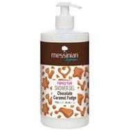 Messinian Spa Chocolate & Caramel Fudge Shower Gel 750ml - Овлажняващ душ гел със сладък аромат на шоколад и карамел, с помпа Messinian Spa Chocolate & Caramel Fudge Shower Gel 750ml - Овлажняващ душ гел със сладък аромат на шоколад и карамел, с помпа