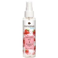 Messinian Spa Strawberry & Yogurt  Hair & Body Mist 100ml - Хидратираща мъгла за коса и тяло с аромат на ягода и кисело мляко Messinian Spa Strawberry & Yogurt  Hair & Body Mist 100ml - Хидратираща мъгла за коса и тяло с аромат на ягода и кисело мляко