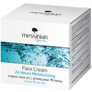 Messinian Spa Promo Face Cream 24h Moistrurizing Organic Olive Oil Prickly Pear & Honey 50ml & Подарък Bio Lifting Deep Wrinkle Filler Face & Neck Serum 30ml