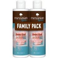 Messinian Spa Promo Creamy Cloud Bergamot, Caramel, Whipped Cream & Vanilla Musk 600ml (2x300ml) - Овлажняващ душ гел с бергамот, карамелизирана бита сметана и ванилов мускус за ежедневна употреба Messinian Spa Promo Creamy Cloud Bergamot, Caramel, Whipped Cream & Vanilla Musk 600ml (2x300ml) - Овлажняващ душ гел с бергамот, карамелизирана бита сметана и ванилов мускус за ежедневна употреба
