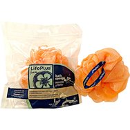 Lifoplus Гъба за баня двуцветна оранжево бяла 1 брой Lifoplus Гъба за баня двуцветна оранжево бяла 1 брой