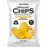Frezyderm Organic Chips Биологичен печен снак от нахут с хумус 85g - Mediterranean Hummus Frezyderm Organic Chips Биологичен печен снак от нахут с хумус 85g - Mediterranean Hummus