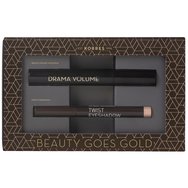 Korres Промо комплект Drama Volume Mascara Black 11ml & Twist Eyeshadow 68 Golden Pink 1.4gr на Промо цена