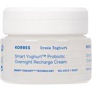 Korres Greek Yoghurt Probiotic Quench Sleeping Facial Cream 40ml - Нощен крем за лице за попълване и подхранване с гръцко кисело мляко