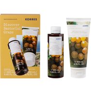 Korres Promo Discover Santorini Grape Renewing Body Cleanser 250ml & Body Smoothing Milk 200ml 