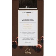 Korres Promo Argan Oil Βαφή Μαλλιών Χωρίς Αμμωνία 1 бр & Подарък Post Color Hair Mask 40ml - 4.0 Кафяв