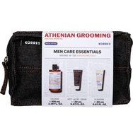 Korres Promo Athenian Grooming Bergamot & Leather Eau de Cologne 100ml & Δώρο Anti-Aging Multi-Defender Recipe 20ml & Δώρο  Barber\'s Face & Beard Cleanser 20ml & Δώρο Νεσεσέρ 1 Τεμάχιο