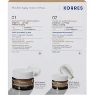 Korres Promo Black Pine Bounce, Firming & Moisturizer Day Cream 40ml & Подарък Plump Up, Sleeping Facial Cream 15ml Korres Promo Black Pine Bounce, Firming & Moisturizer Day Cream 40ml & Подарък Plump Up, Sleeping Facial Cream 15ml