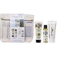 Korres Promo Pure Greek Olive Oil Blossom Body Milk 40ml & Showergel 40ml & Aloe & Dittany Shampoo 40ml & Condtioner 40ml & Подарък торбичка 1 бр Korres Promo Pure Greek Olive Oil Blossom Body Milk 40ml & Showergel 40ml & Aloe & Dittany Shampoo 40ml & Condtioner 40ml & Подарък торбичка 1 бр