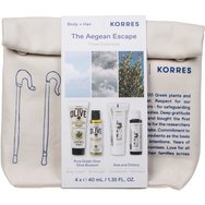 Korres Promo Pure Greek Olive Oil Blossom Body Milk 40ml & Showergel 40ml & Aloe & Dittany Shampoo 40ml & Condtioner 40ml & Подарък торбичка 1 бр Korres Promo Pure Greek Olive Oil Blossom Body Milk 40ml & Showergel 40ml & Aloe & Dittany Shampoo 40ml & Condtioner 40ml & Подарък торбичка 1 бр