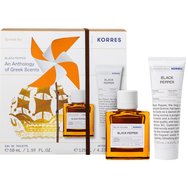 Korres Promo Black Pepper Eau de Toilette 50ml & Aftershave Balm 125ml Korres Promo Black Pepper Eau de Toilette 50ml & Aftershave Balm 125ml
