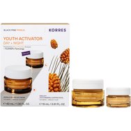 Korres Promo Black Pine Primus Wrinkle Defying Face Day Cream 40ml & Подарък Youth Renewal Sleeping Facial Cream 15ml Korres Promo Black Pine Primus Wrinkle Defying Face Day Cream 40ml & Подарък Youth Renewal Sleeping Facial Cream 15ml