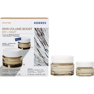 Korres Promo White Pine Volumizing Serum in Moisturizer Day Cream 40ml & Подарък Restorative Overnight Facial Night Cream 15ml
