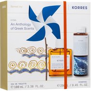 Korres Promo Kyma Eau De Toilette 100ml & Shower Gel 250ml Korres Promo Kyma Eau De Toilette 100ml & Shower Gel 250ml