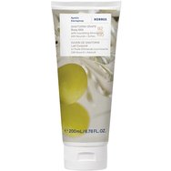 Korres Santorini Grape & Nourishing Almond Oil Body Milk 200ml - Нежен лосион за тяло със свеж плодов аромат на грозде, горски плодове и теменужки с освежаващи нотки на лайм и бадемово масло