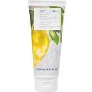 Korres Basil Lemon & Nourishing Almond Oil Body Milk 200ml - Нежен лосион за тяло с кралски лимон и подхранващо бадемово масло за 24-часово подхранване и мекота