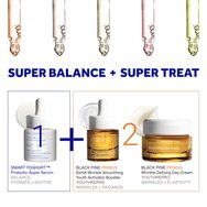 Korres Promo Greek Yoghurt Smart Probiotic Serum 15ml & Black Pine Primus 6xHA Serum 15ml & Wrinkle Defying Day Cream 40ml & Подарък Несесер 1 брой