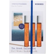 Korres Promo Eau De Toilette Lefko 10ml & Kyma 10ml & Avgoustos 10ml Travel Size
